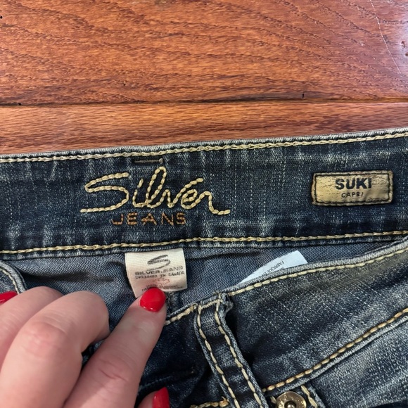 Silver Suki Capri women’s jeans size W26 - Picture 6 of 6
